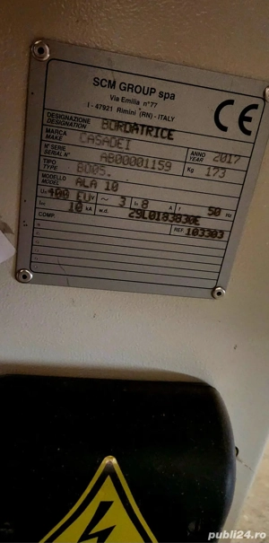 Vând mașina de aplicat cant pe curb  - imagine 4