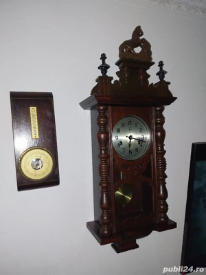 Pendule de perete mecanic cu bătaie la oră și jumătate Pendul Polaris chinezesc se întoarce la 31 de