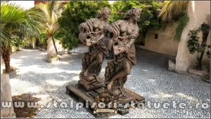 Statuetă domnița cu ulcea, arămiu patinat, model S16. - imagine 3