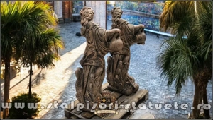 Statuetă domnița cu ulcea, arămiu patinat, model S16. - imagine 4