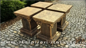 Soclu, stativ, arămiu patinat, model S64. - imagine 5