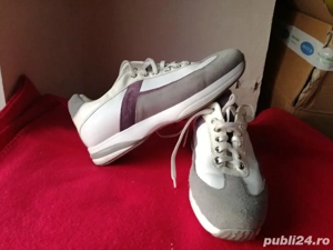 Adidași damă măr 38 piele naturala.