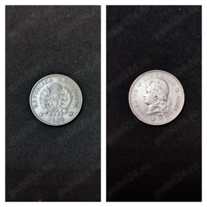 Moneda argint 20 Centavos, ARGENTINA, 1882