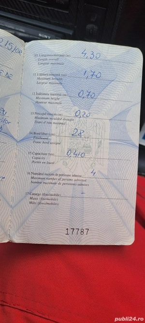 ambarcatiune fibra Ilver 4locuri  - imagine 3