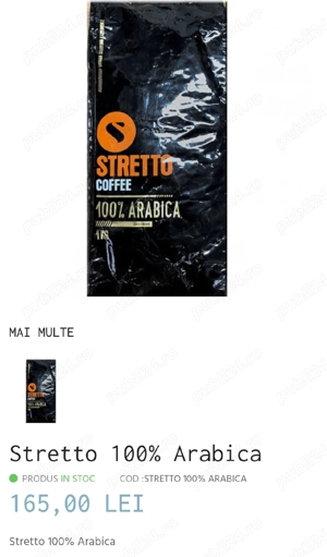 cafea boabe 1kg - imagine 2