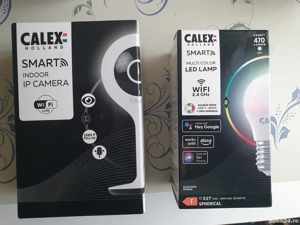 Pachet Calex camera wufi + Led smart 