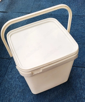 Galeata patrata cu capac 10 L