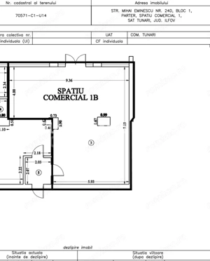 Spatiu Comercial 67 MP | City Nord Tunari | Front stradal 9,36M - imagine 3