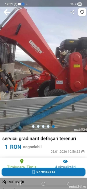 servicii defrisari, sapat terenuri