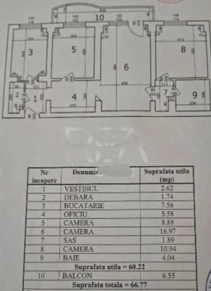 3 camere, 3/10, 67mp -Calea 13 Septembrie-Prosper