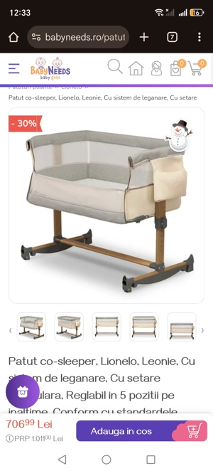 Vând patuț Co-sleeper URGENT  - imagine 4