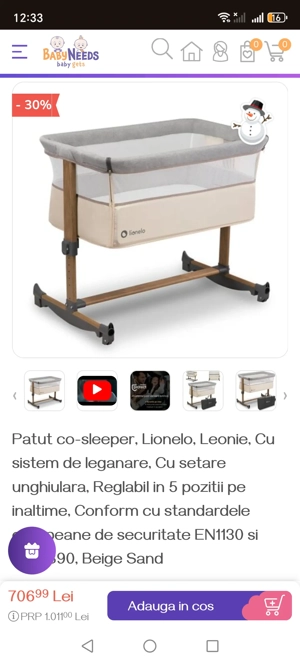 Vând patuț Co-sleeper URGENT  - imagine 2