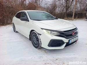 Honda Civic X - 2019, 1.0.benzina, manuala 6+1, - alb perlat -  Un singur proprietar ! - imagine 9