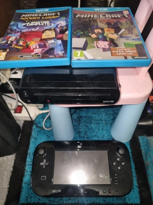 schimb vand wii u negru cu 2 jocuri minecraft in iasi 