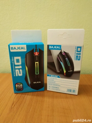 Mouse Gaming Office cu iluminare RGB, nou.