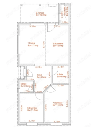 Vand jumatate de duplex in comuna Sag Timis - imagine 8