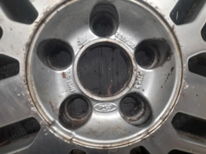 4 roți complete Ford originale 6.5Jx16H2 ET 52.5 pe 5 găuri  cu cauciucuri vara  - imagine 3