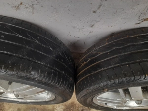 4 roți complete Ford originale 6.5Jx16H2 ET 52.5 pe 5 găuri  cu cauciucuri vara  - imagine 2