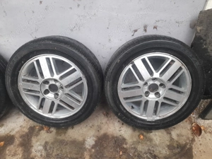 4 roți complete Ford originale 6.5Jx16H2 ET 52.5 pe 5 găuri  cu cauciucuri vara  - imagine 5