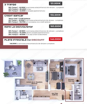 Apartamente cu 3 camere, spre vanzare, in complex rezidential nou,in Targu Mures - imagine 2