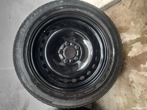 2 roți complete Ford jante tabla  originale 6.5Jx16H2 ET 52.5 pe 5 găuri  cu cauciucuri vara - imagine 3