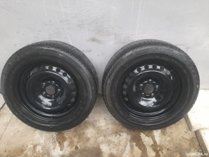 2 roți complete Ford jante tabla  originale 6.5Jx16H2 ET 52.5 pe 5 găuri  cu cauciucuri vara - imagine 4
