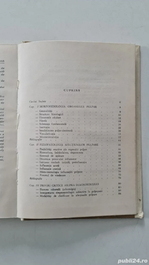 Patologie pulpara I. Constantin 1981 - imagine 3