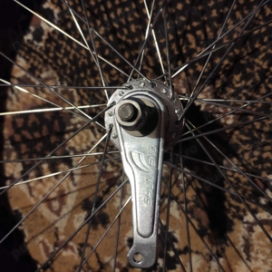 Roata spate bicicleta 26'' geanta dubla, cauciuc nou antipana butuc torpedo nou nouta - imagine 4