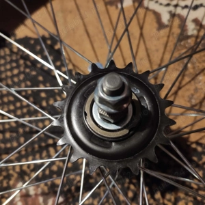 Roata spate bicicleta 26'' geanta dubla, cauciuc nou antipana butuc torpedo nou nouta - imagine 3