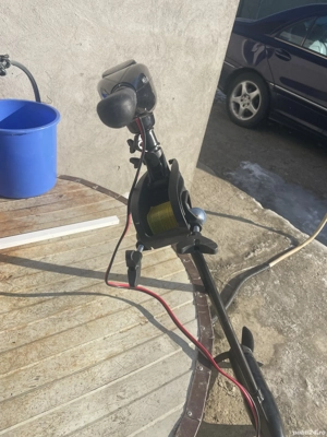 motor  electric pentru barca pescuit bishin 12v - imagine 2