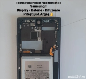 Reparații Samsung | Display, baterie, încărcare | Pitești