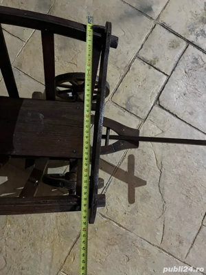 vand carut de lemn vintage - imagine 3