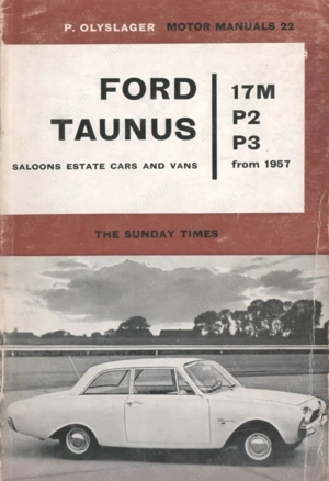 Manuale auto anii 1953-1962: Fiat 500, Opel Olympia, Ford Taunus, Renault Dauphine, Mercedes 180 220 - imagine 7