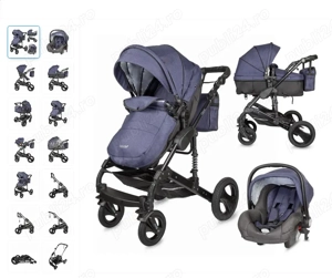Vând cărucior Coccolle Oppa 3 în 1
