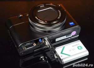 Sony RX100 Mark V + husă + baterie originală