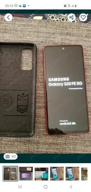 Samsung Galaxy S20 dual sim Telefonul este in stare impecabil, ca Nou la cutie - imagine 4