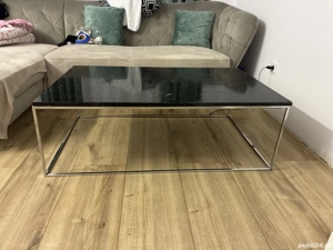 Masă living marmură neagră 