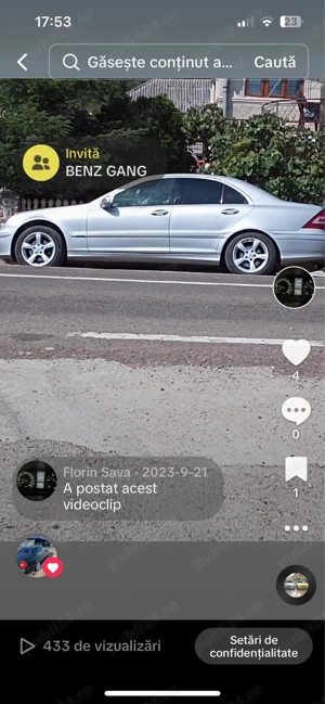 Mașina pe viata(mercedes c clas) - imagine 3