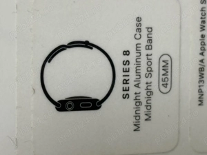 Smart whatch apple series 8 Midnight Aluminium 45 MM