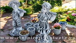 Set copii cu gălețile, gri patinat, model S38-39.