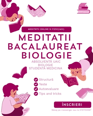 Meditații Bacalaureat Biologie 