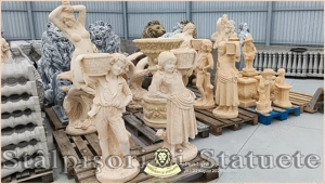 Statuete din beton, pentru curte și grădină.