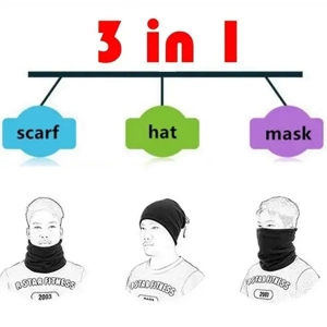 Guler 3 în 1 scarf eșarfă căciulă din polar calduros