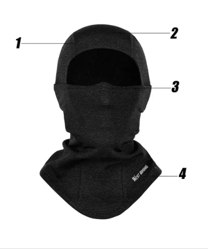 Cagula mască protectie antivant neopren ski bicicleta moto unisex