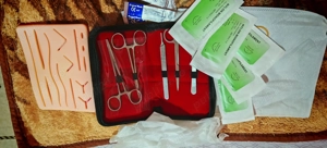 Set 17 Kit profesional pentru practicarea suturilor chirurgicale