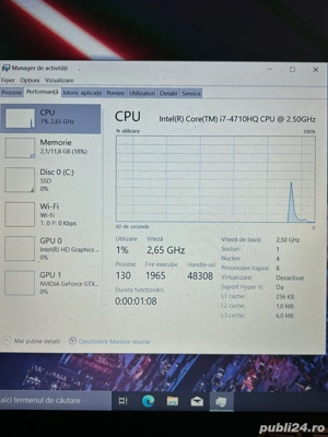 laptop asus x550jk   i7   gtx 850m   ssd - imagine 5