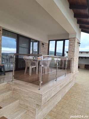 Vind balustrada de inox cu sticla securizata fumurie 