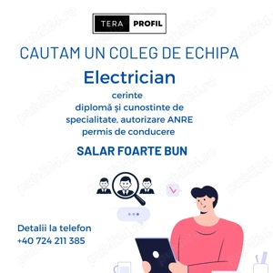 Cautam electrician autorizat