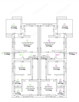 Duplex cu 3 camere - 76 mp utili - Zona excelenta - Bucovat - imagine 3
