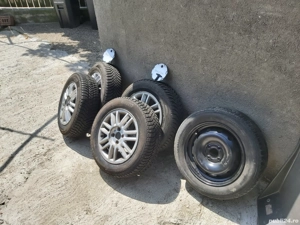 Vand jante de aliaj Dacia Logan si roata de rezerva din tabla - imagine 3